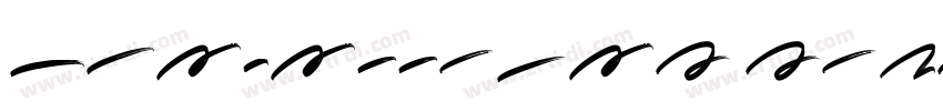 Birdrockers Swashes字体转换
